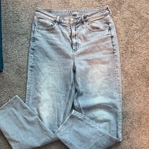 American Eagle Outfitters Women's High Rise Light Blue Jeans